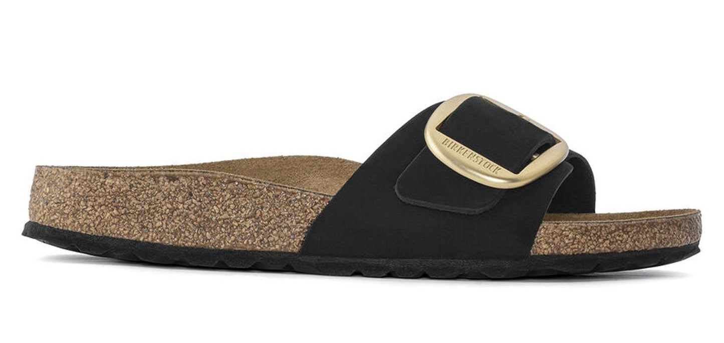 Sandali Birkenstock Madrid Big Buckle in nubuck nero 1023373
(35-41)