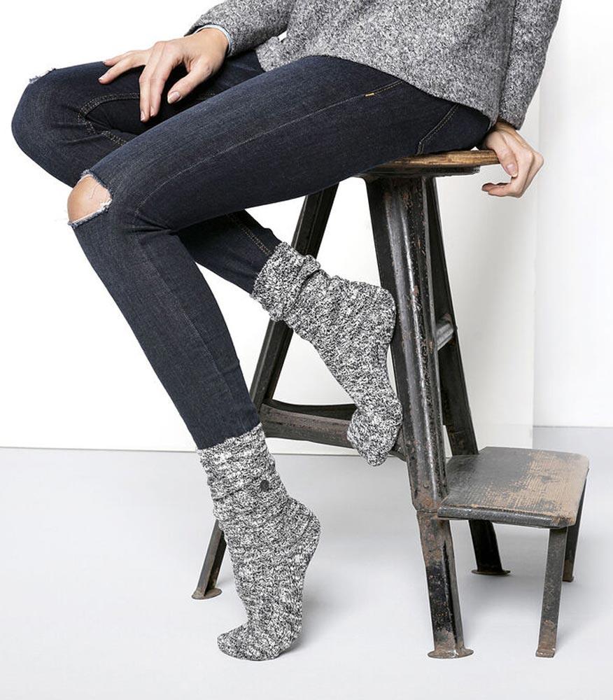 Calze "Cotton Slub" Birkenstock 1008031 calzini nero