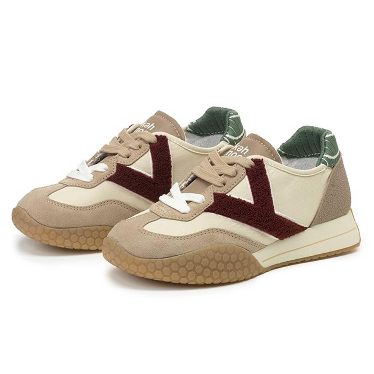 Sneakers Keh-Noo 9770 scarpe donna marrone/rosso
