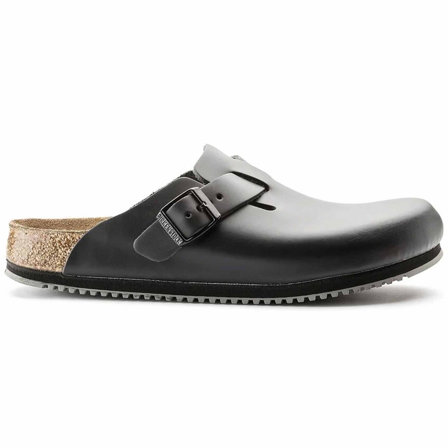 Sabot Boston Grip Birkenstock 0060194 pelle nera (36-41)