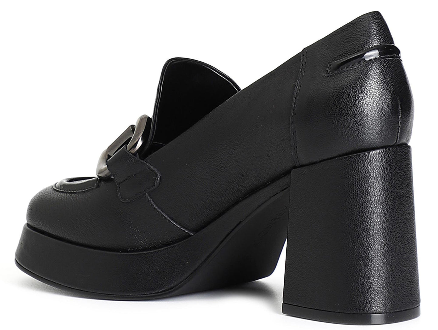 Mocassino CafèNoir LD4001 scarpe donna in pelle nera