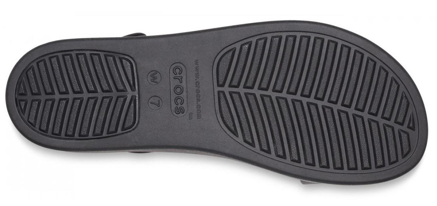 Sandali Crocs Brooklyn Low Wedge 206453-060 nero