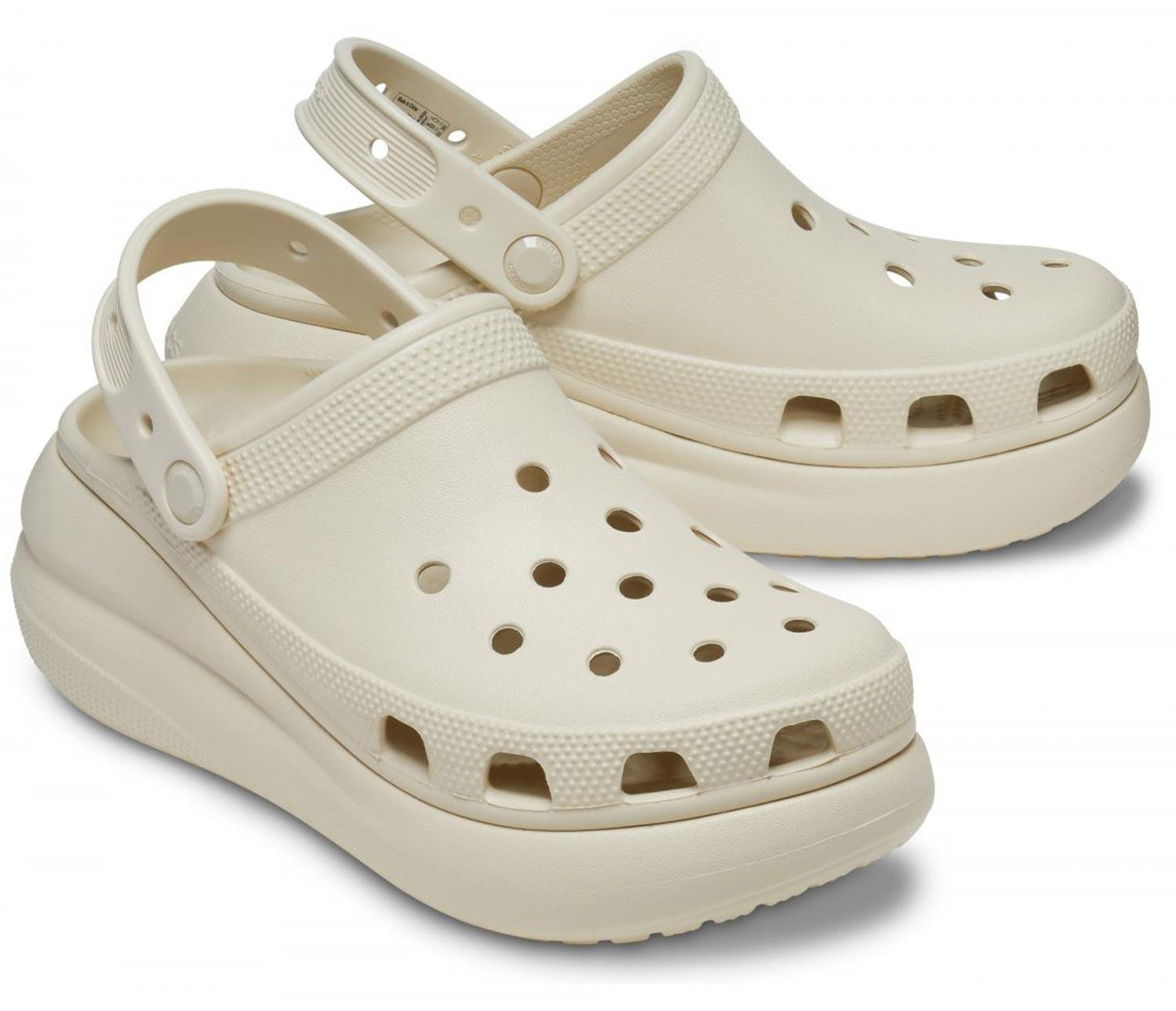 Sabot Classic Glog Platform Crocs 206750-2Y2 beige