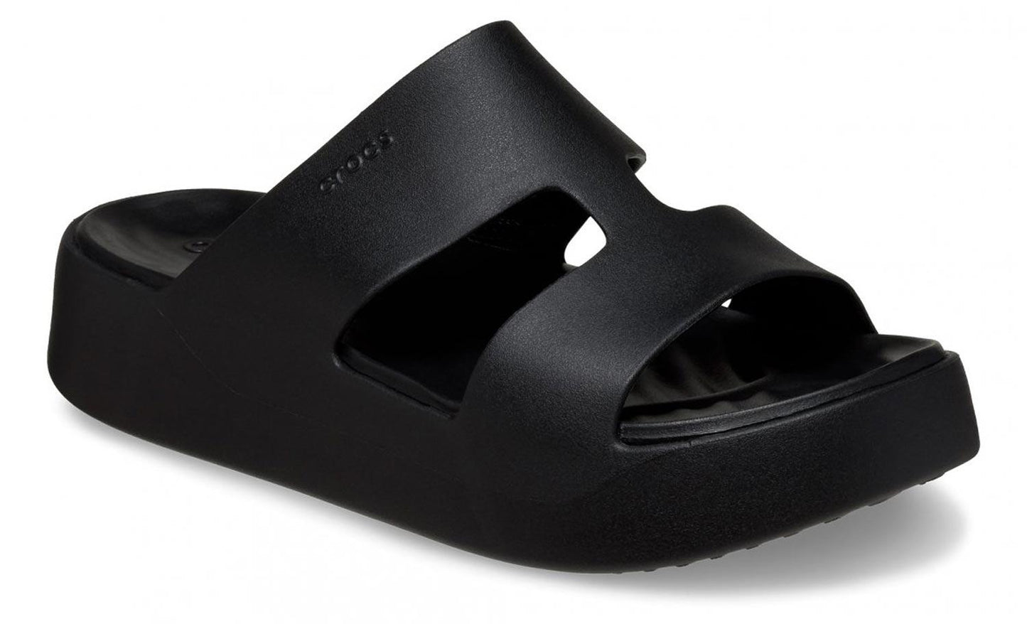 Sandali Crocs Getaway Platform H-Strap W 209409-001 nero