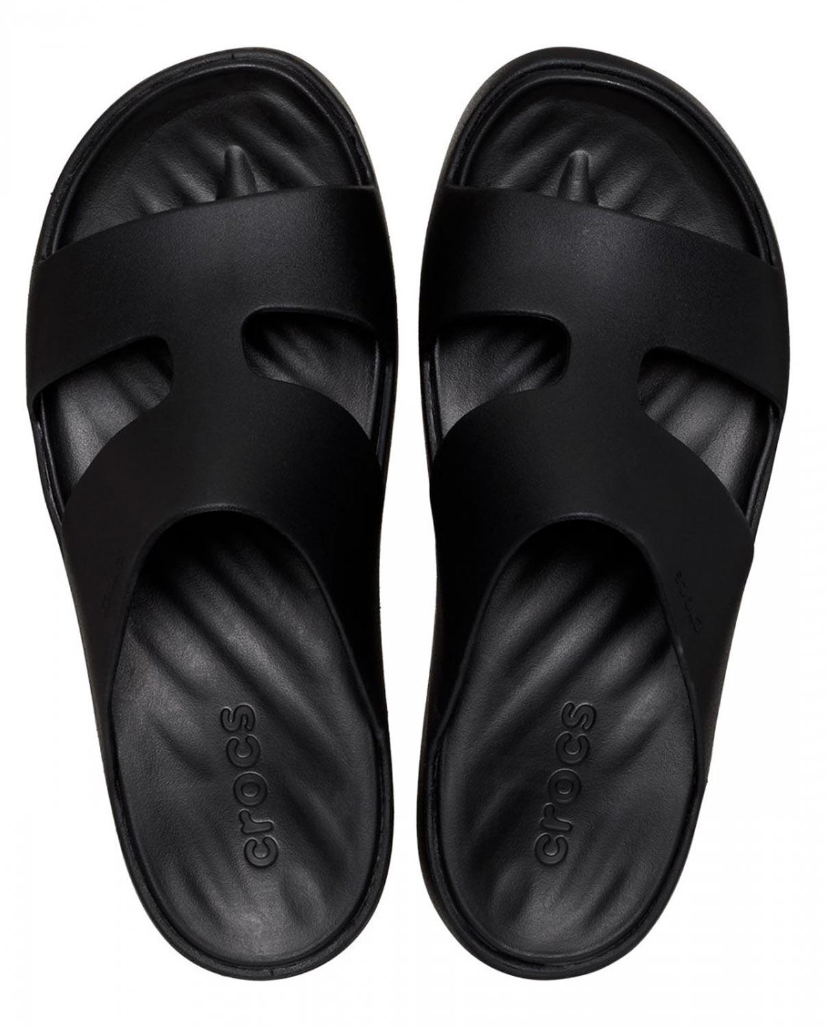 Sandali Crocs Getaway Platform H-Strap W 209409-001 nero