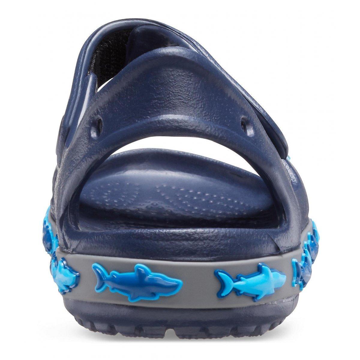 Sabot Shark Band kids Crocs Blu Navy 206365