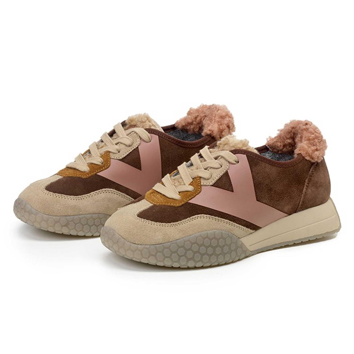 Sneakers Keh-Noo 9743 scarpe marrone