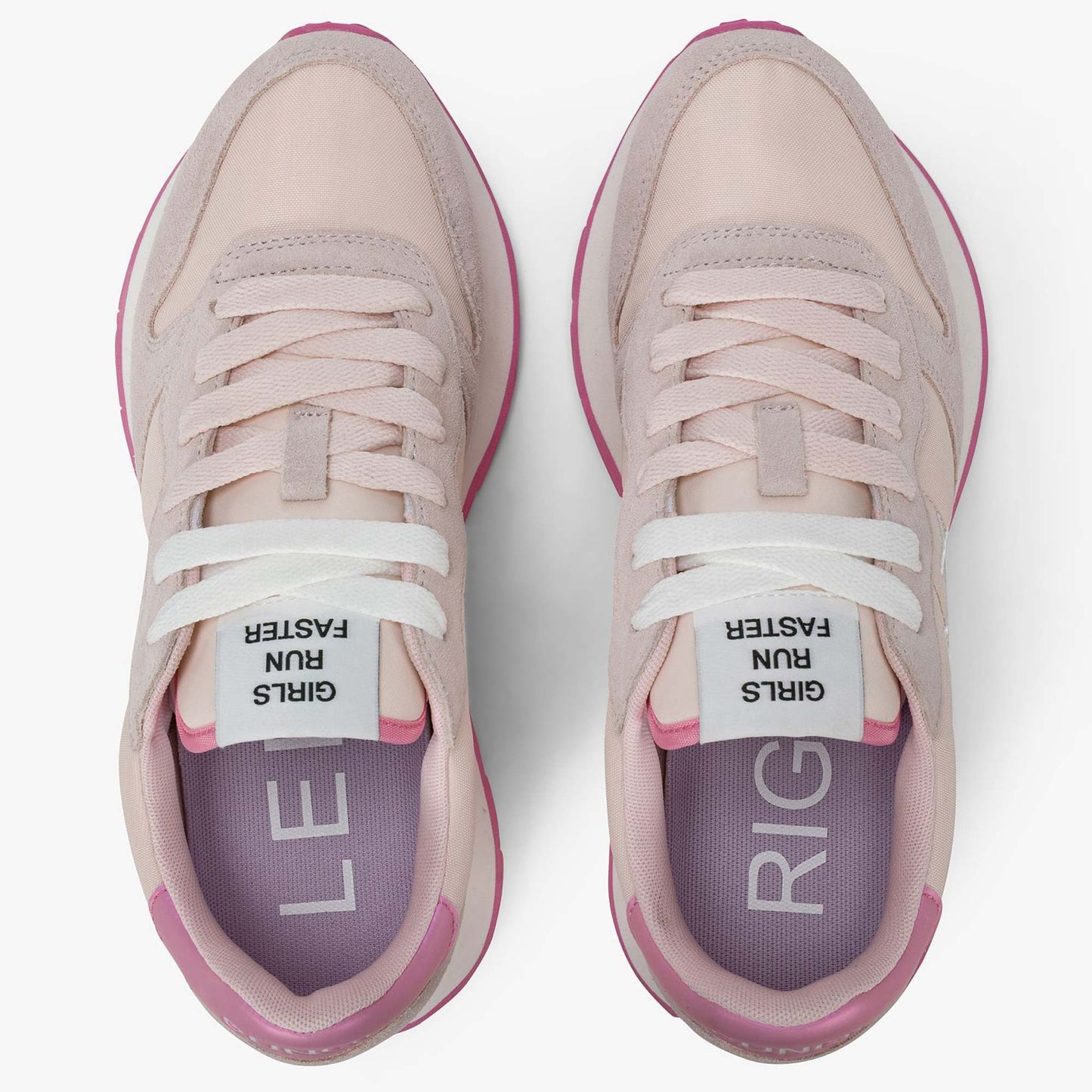 Sneakers SUN68 Ally Solid Nylon Donna Z36201-36 Rosa | Comode e Trendy