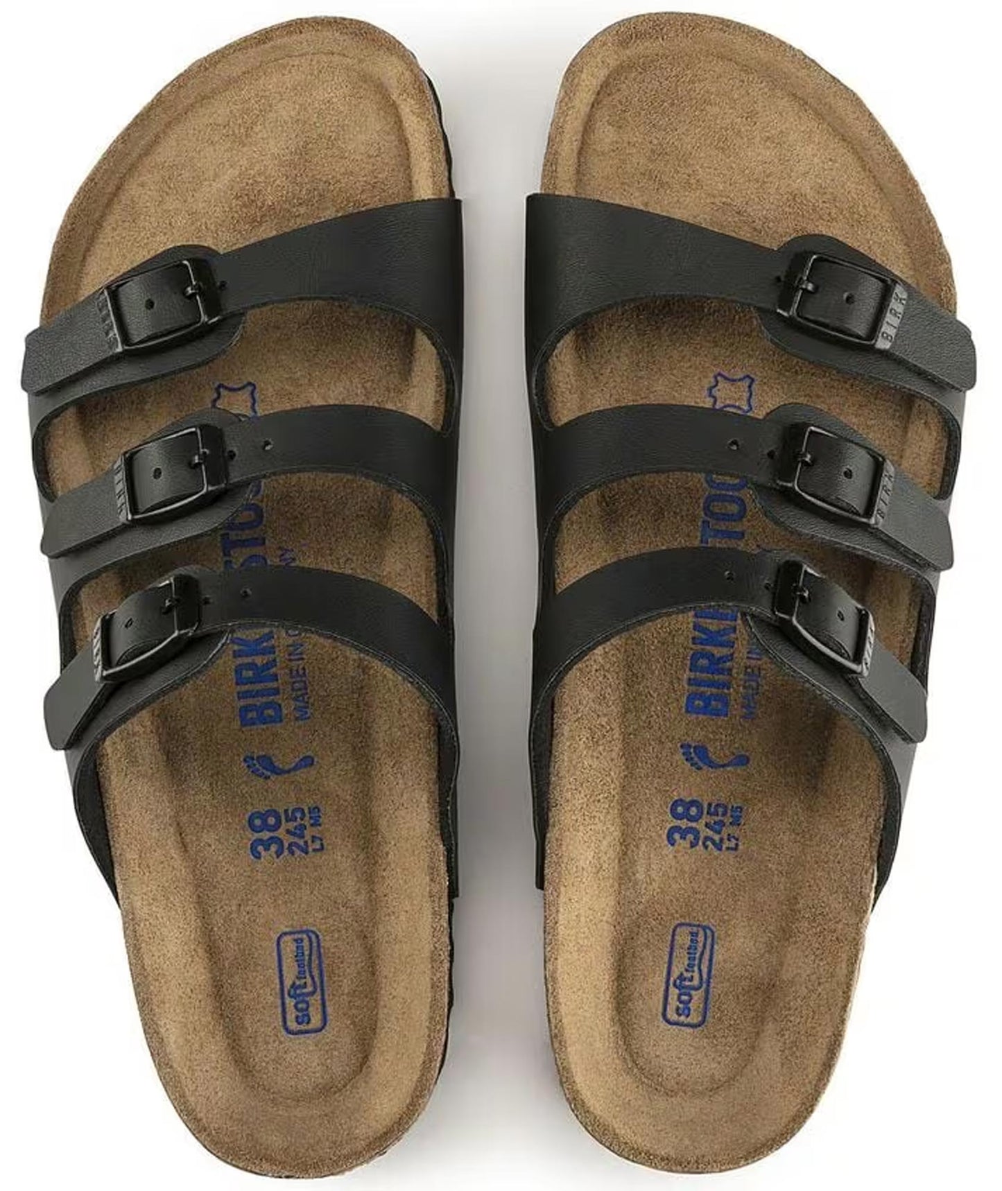 Sandali Florida Birkenstock nero soft 053013 (35-41)