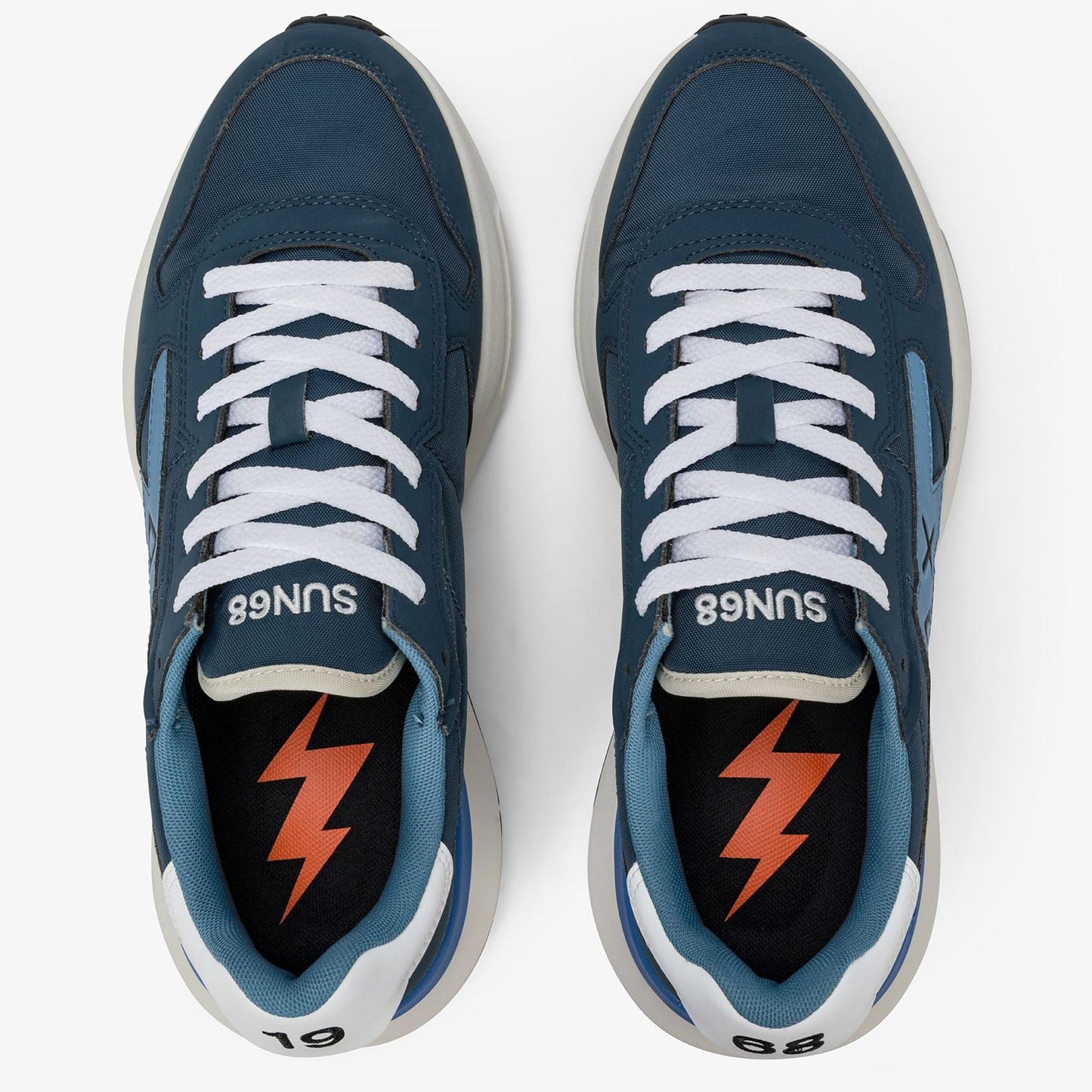 Sneakers uomo SUN68 Niki 2.0 Solid Z36121-07 Blu | Leggera e Flessibile