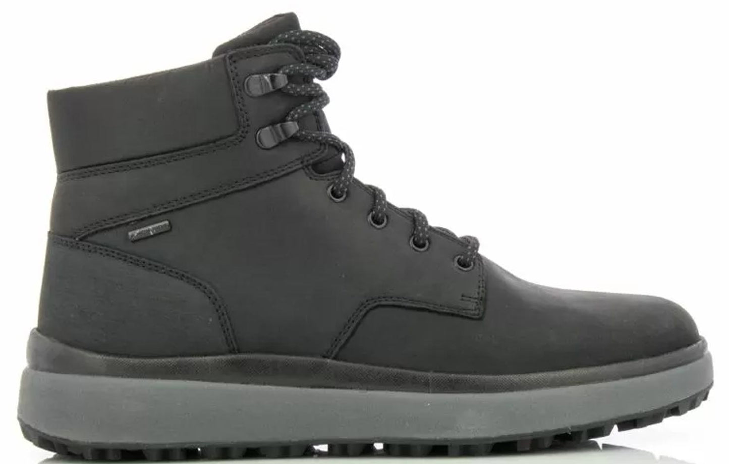 Polacchino GEOX "GRANITO" scarpe sportive uomo in pelle nero
