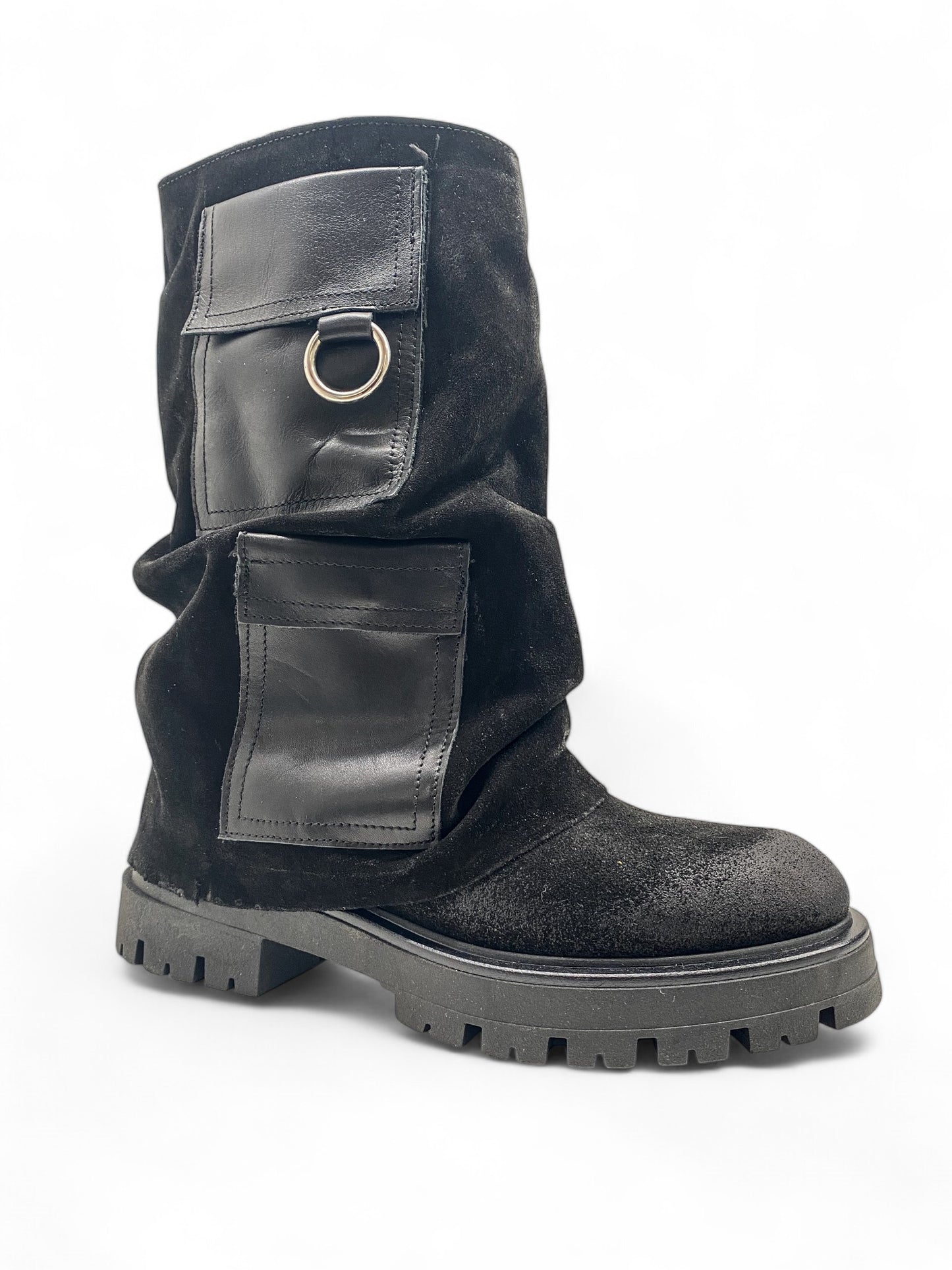 Stivali Divine Follie DEA04 scarpe donna risvolto