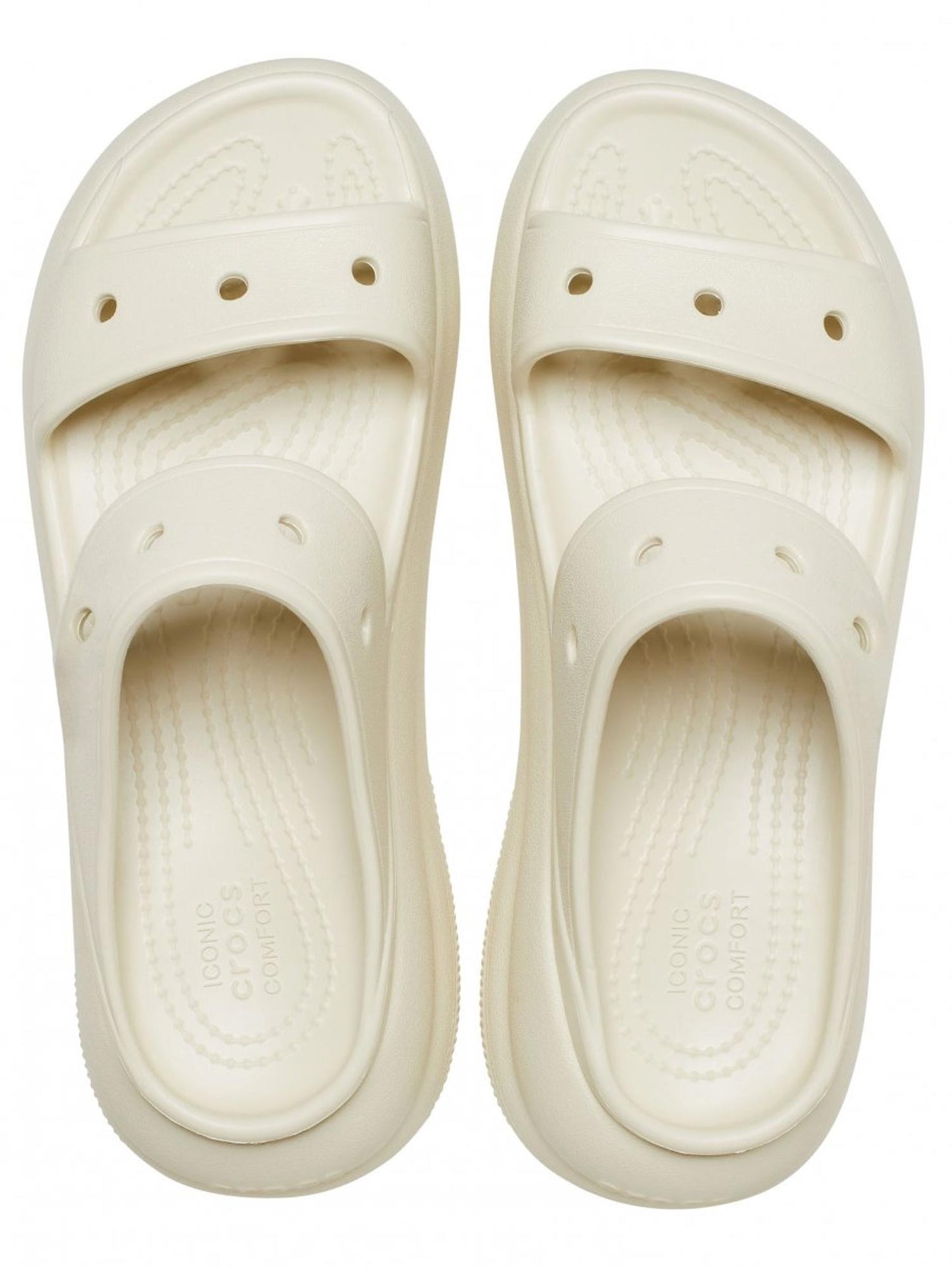 Sandali Crocs Classic Crush W 207670-2Y2 bone