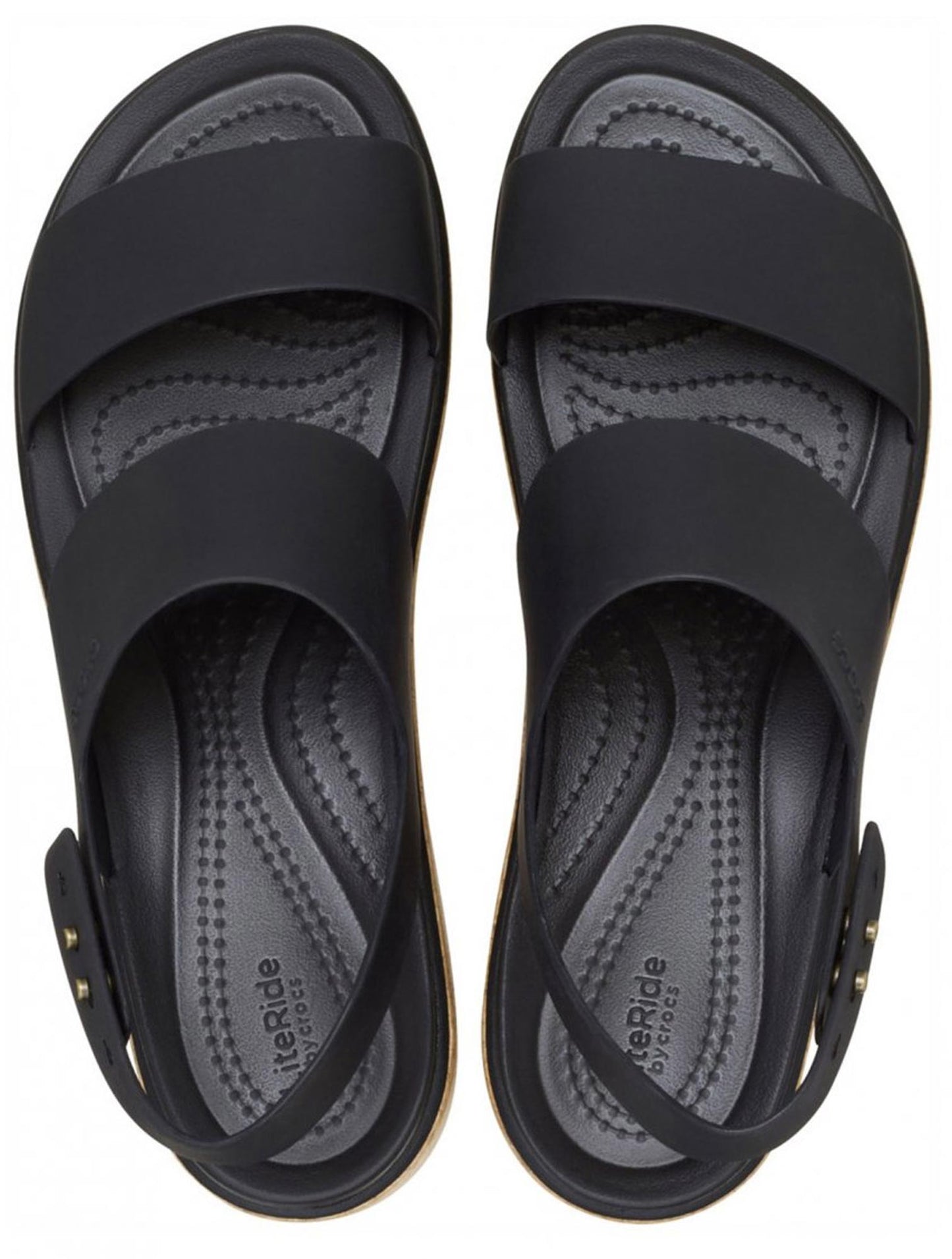 Sandali Crocs Brooklyn Cork Low Wedge 211144-060 nero
