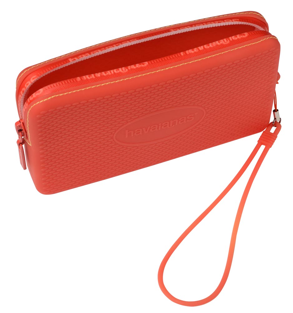 Borsa donna Mini bag Hot Days radiant Havaianas in silicone arancio/giallo
