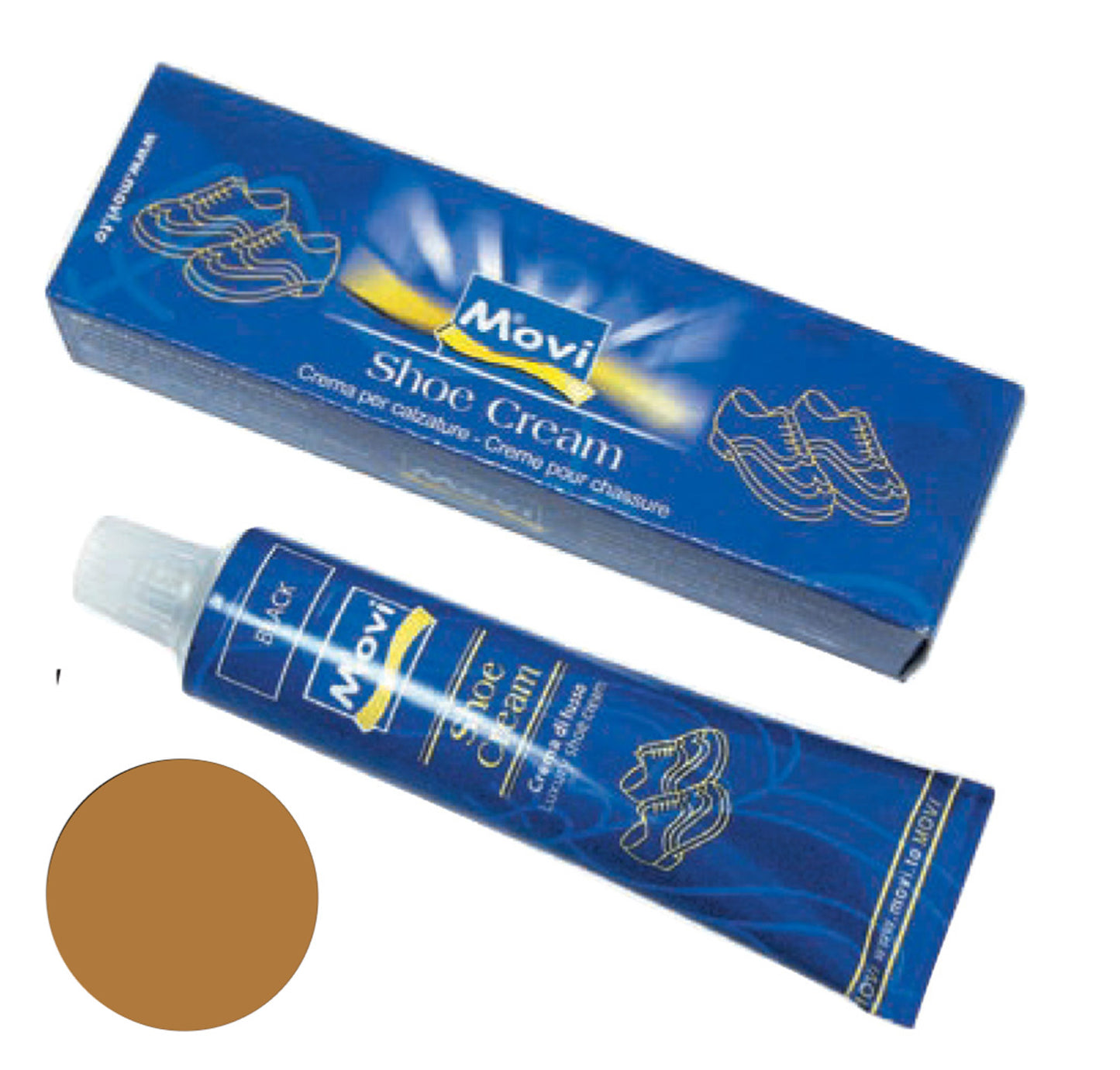 Lucido per scarpe Crema "Shoe Cream" in tubetto beige coloniale