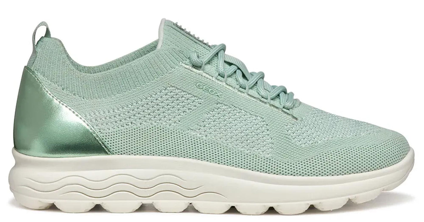 Sneakers GEOX "Spherica E" D55NUE scarpe donna verde