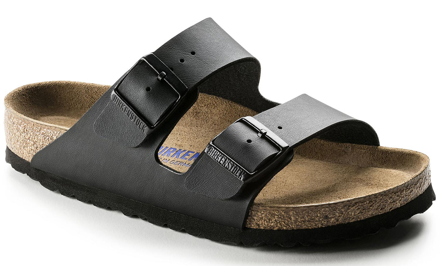 Sandali Arizona Soft Birkenstock 0551253 nero plantare morbido (41-47)