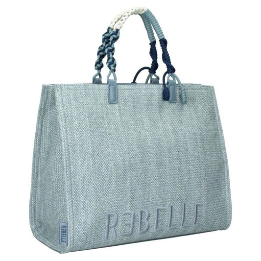 Borsa shopping REBELLE ELECTRA SAFARI Storm azzurra