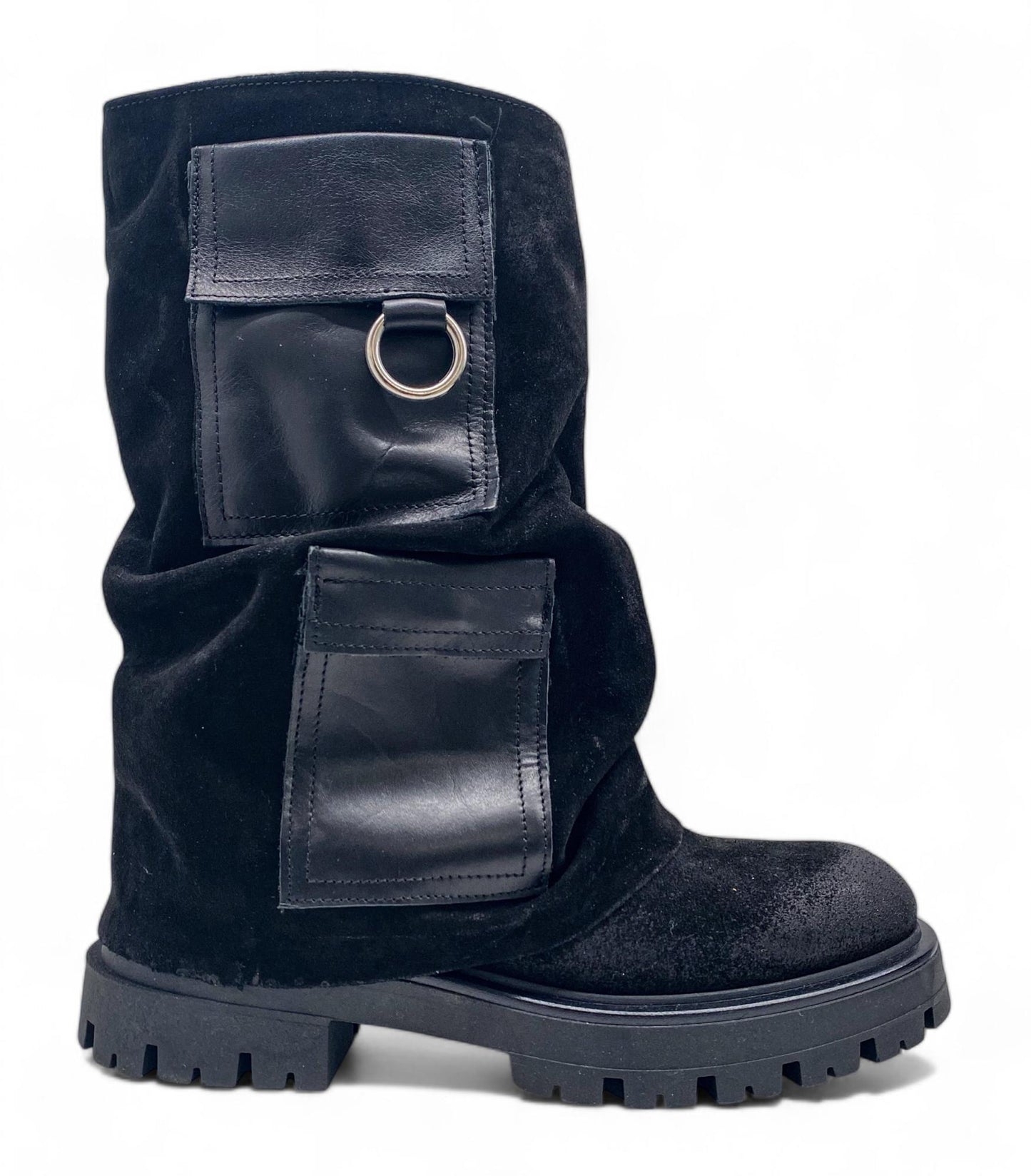 Stivali Divine Follie DEA04 scarpe donna risvolto