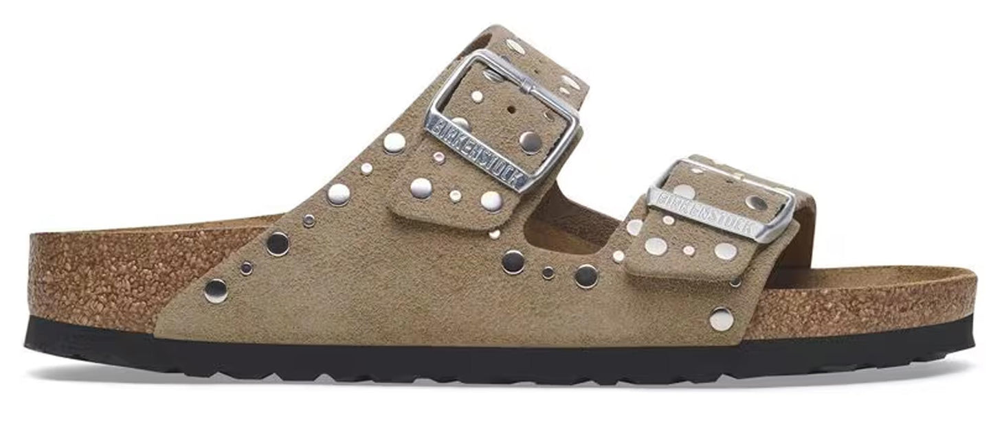 Sandali Arizona Rivet Birkenstock camoscio taupe 1029390 (36-41)