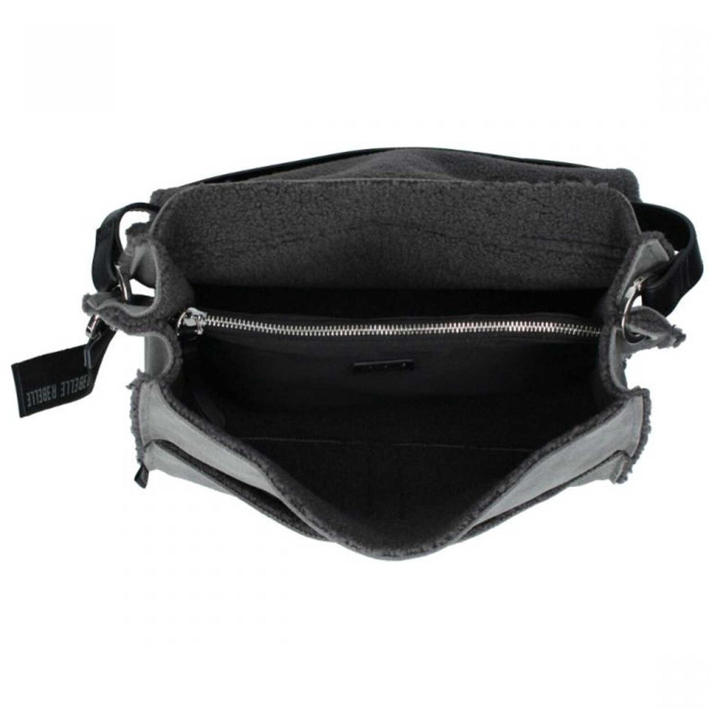 Borsa a cartella REBELLE CLIO HYPER borsa donna in pelle grigio