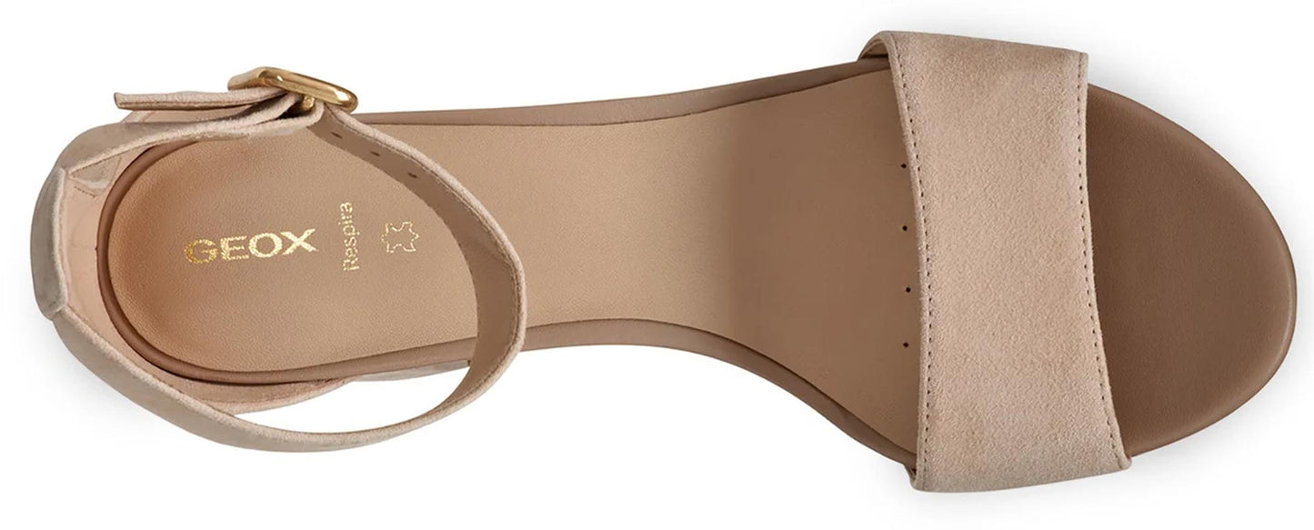 Sandali GEOX "Virnilisa" in camoscio rosa