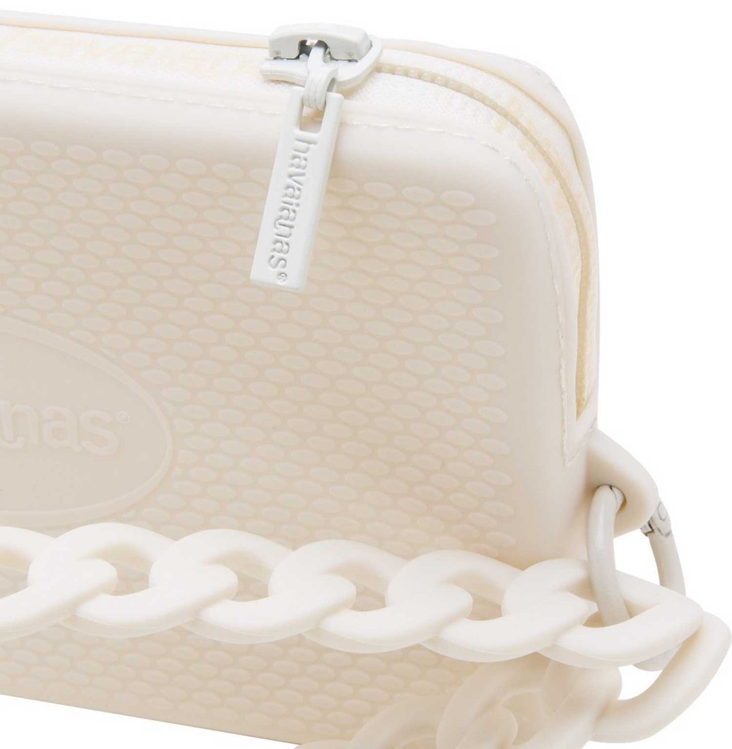 Borsa donna Mini bag Chain Havaianas in silicone beige