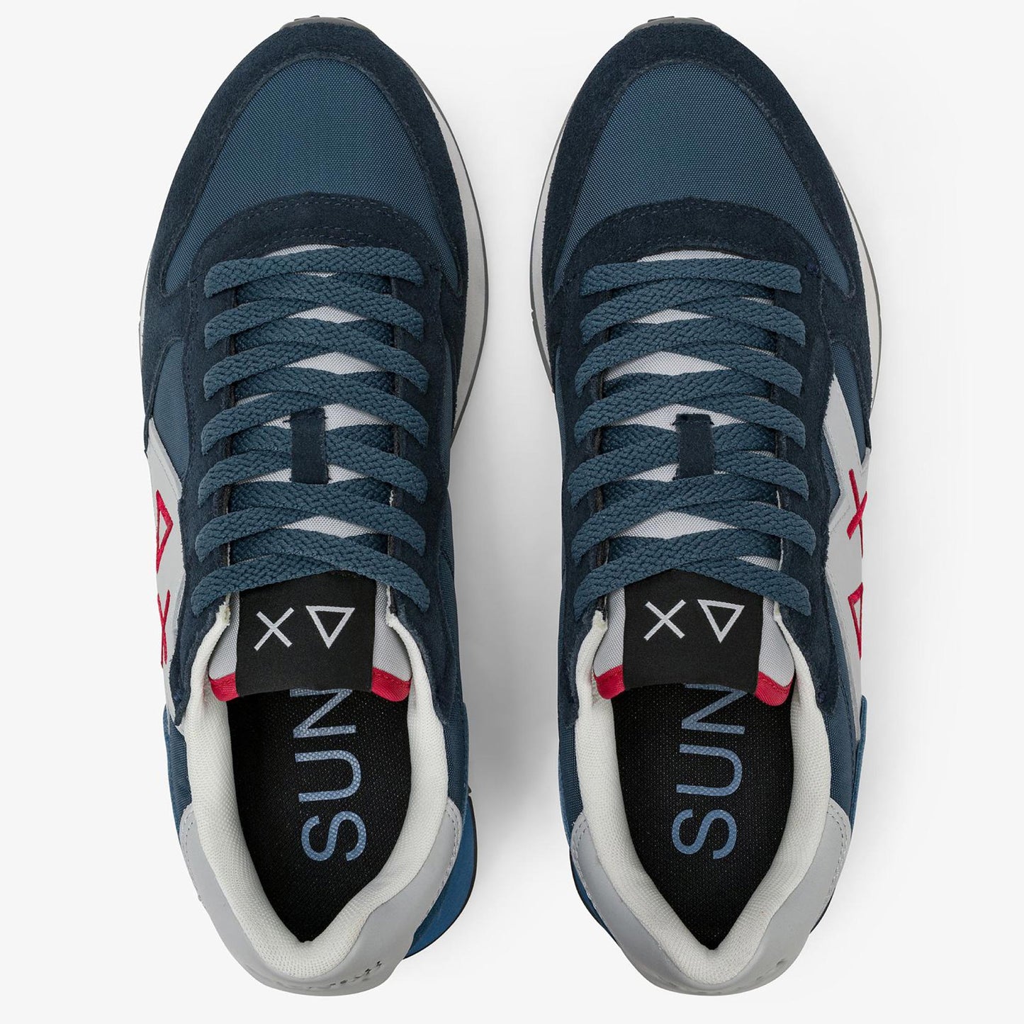 Sneakers uomo SUN68 Jaki Solid Z36115-07 Blu | Comoda e Contemporanea