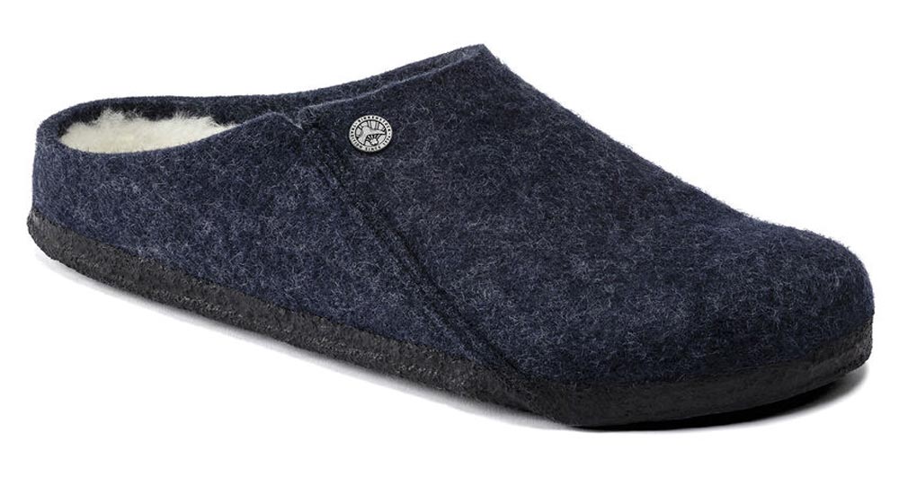 Sabot Zermat Birkenstock 1017539 pantofole Blu feltro Lana (35-41)