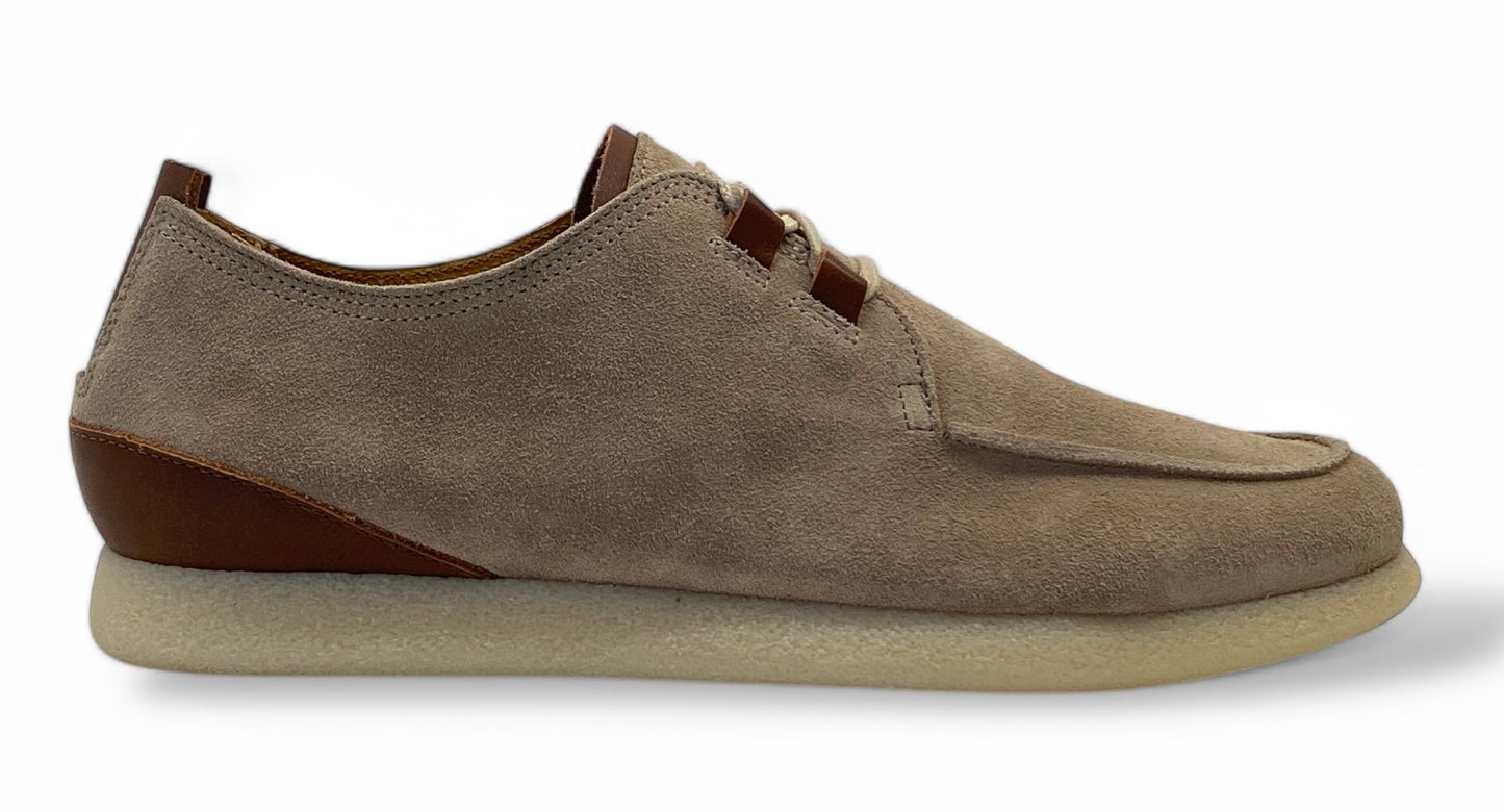 Mocassino stringato KEBO CL3020 scarpe uomo in camoscio