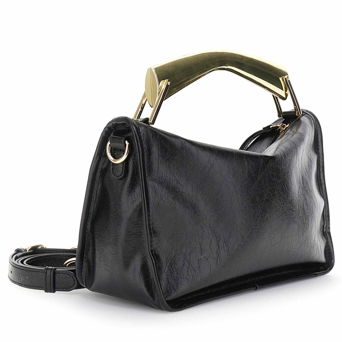 Minibag CafèNoir YF0912 in naplak nera