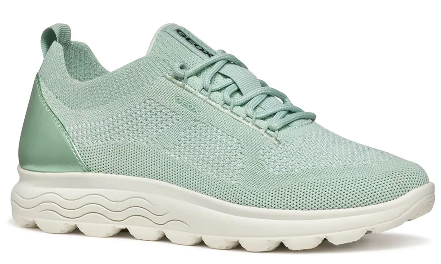 Sneakers GEOX "Spherica E" D55NUE scarpe donna verde
