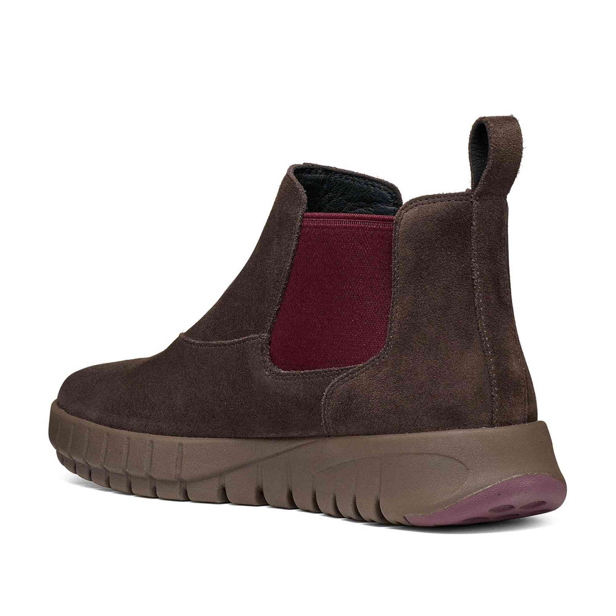 Geox Flextride Plus D669AD marrone - dettaglio pelle scamosciata