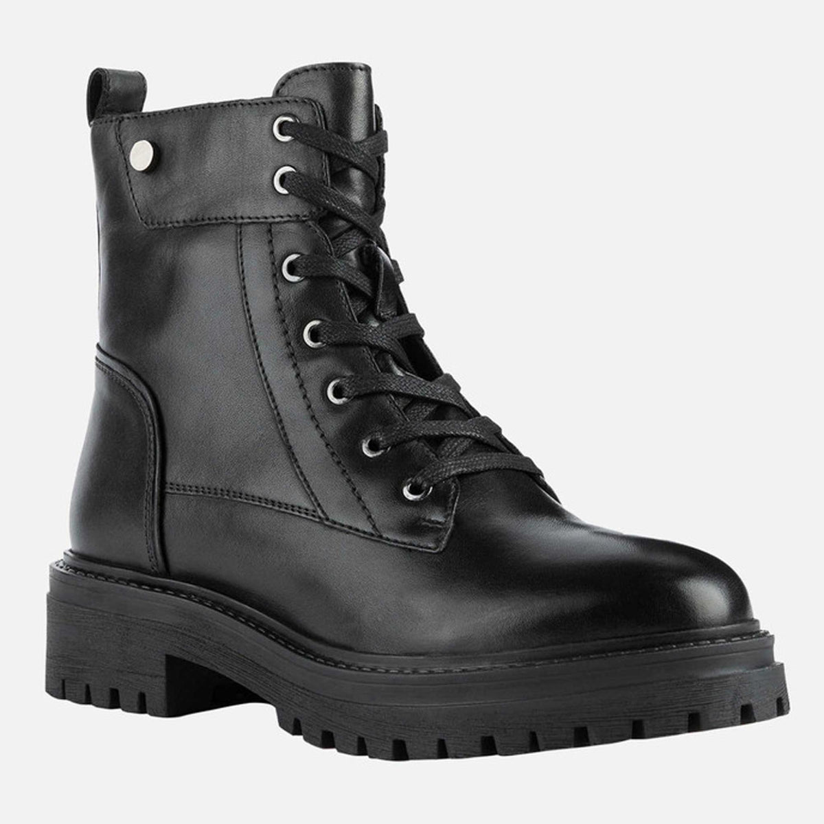 GEOX Iridea D16HRC anfibio donna nero con lacci
