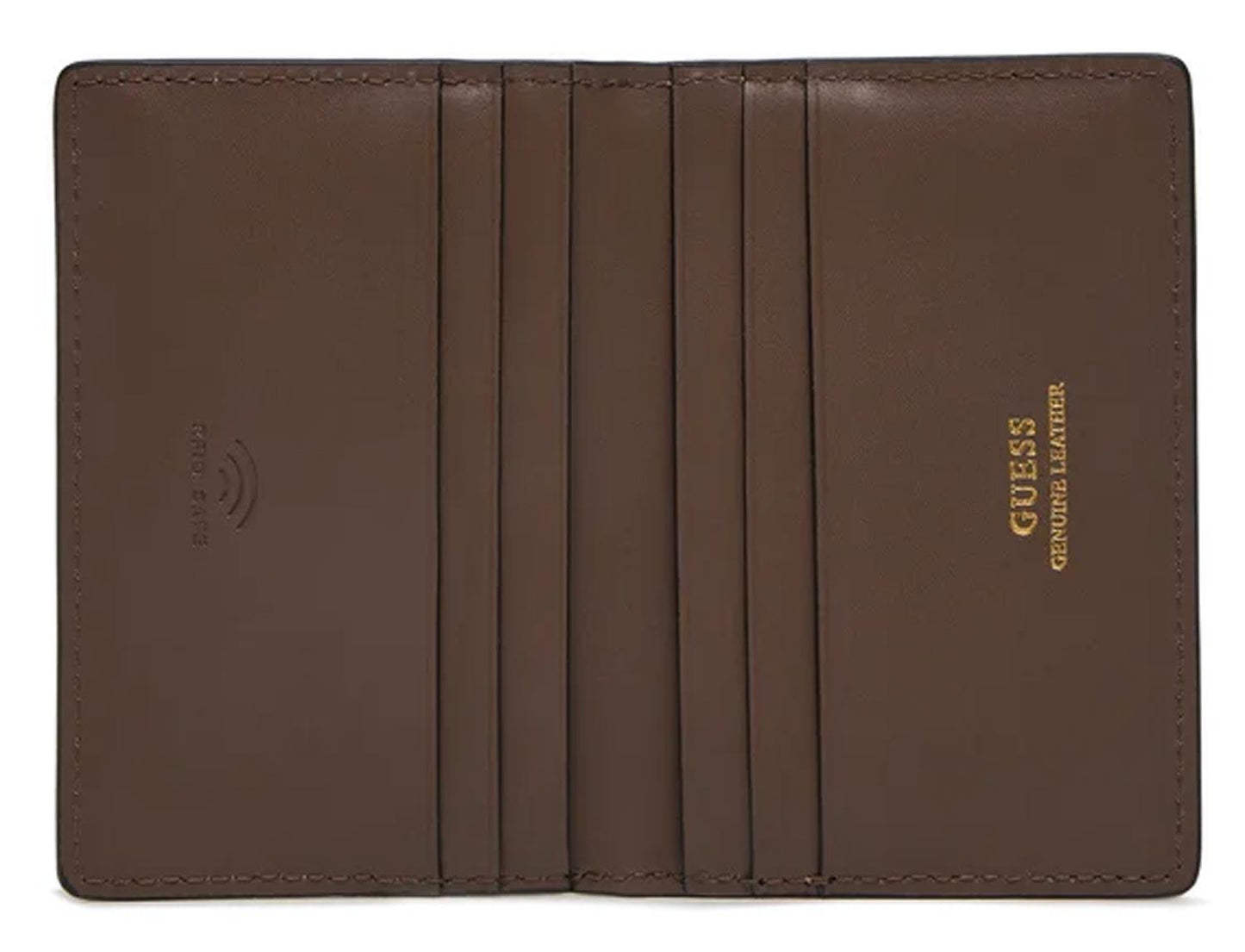 Portafoglio Guess SMMTLO LEA56 "Mito" Flat Card Holder beige