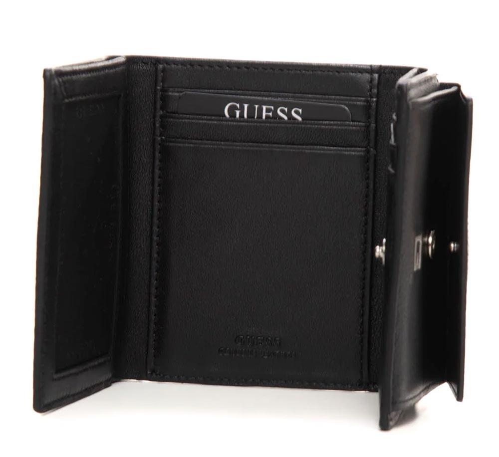 Portafoglio Guess SMZURO-LEA85 "New Zurigo" in pelle nera