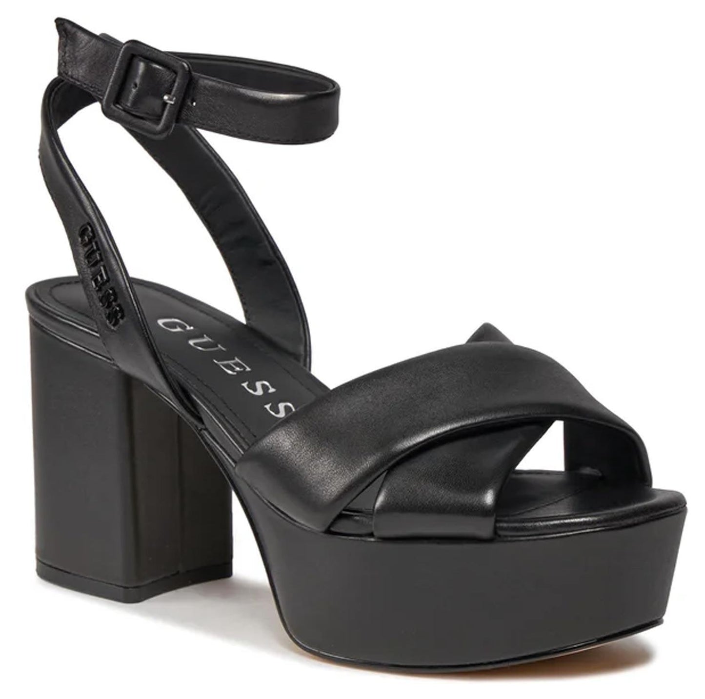 Sandali Guess "Shanny" FLJSNN-LEA03 scarpe donna nero