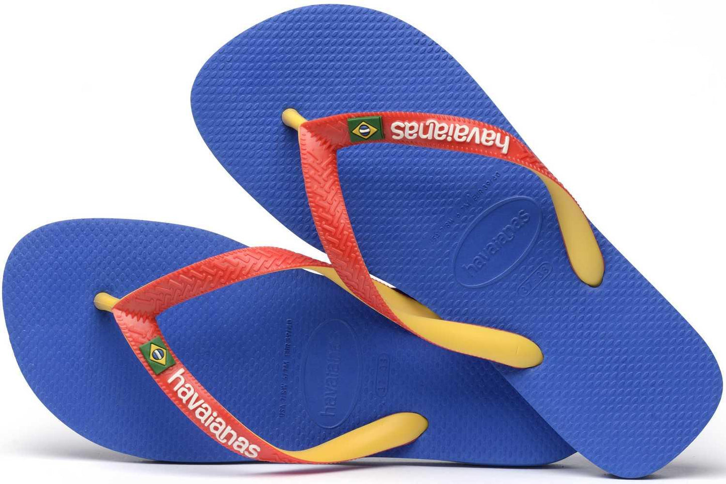 Infradito Havaianas Kids Brasil Mix Blue Star/White sandali bambino 41232069565
