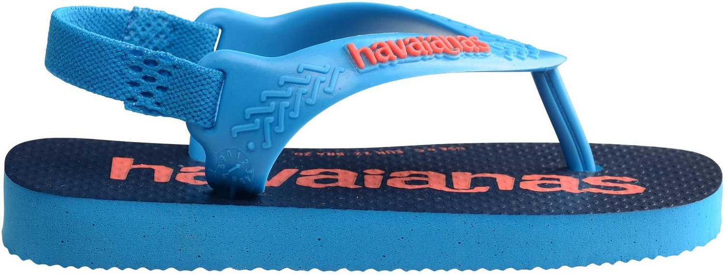 Sandali infradito Havaianas Baby Logomania Turchese 41457950212