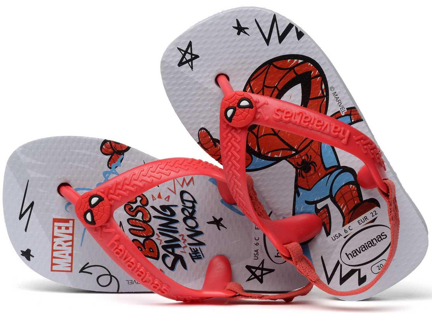 Sandali infradito Havaianas Baby Marvel Spiderman Grigio 41471323498