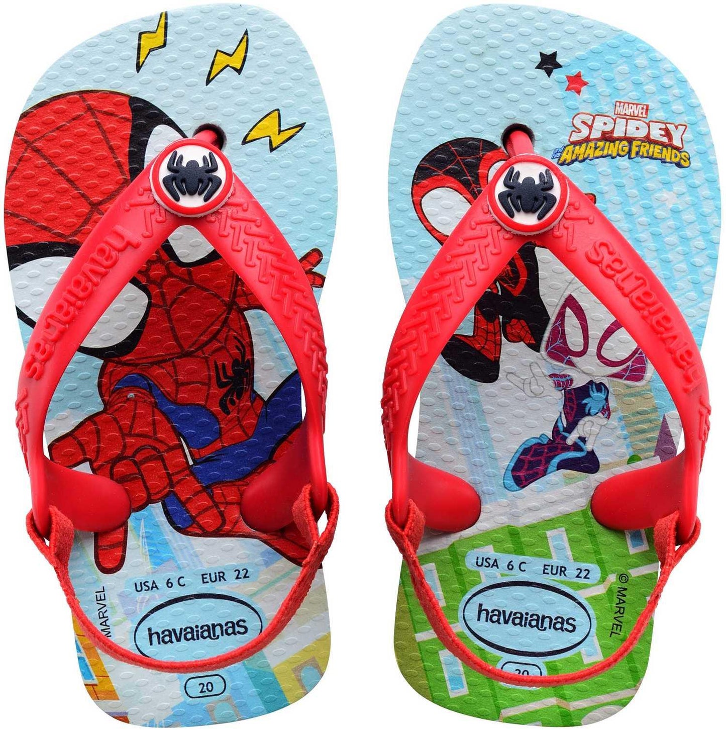 Sandali infradito Havaianas Baby Marvel Spidey 41471320145