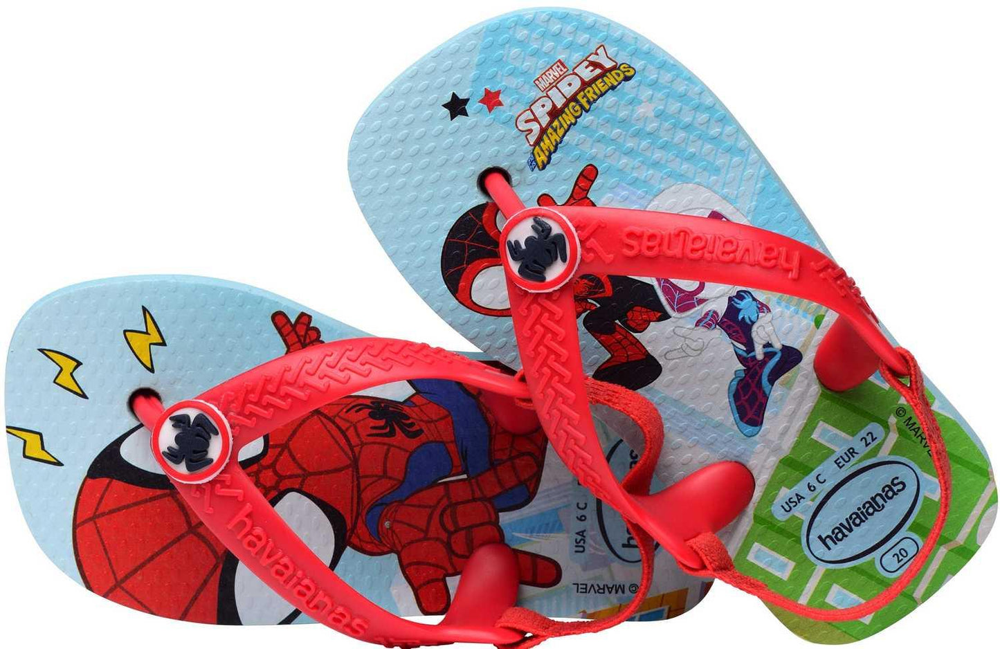 Sandali infradito Havaianas Baby Marvel Spidey 41471320145