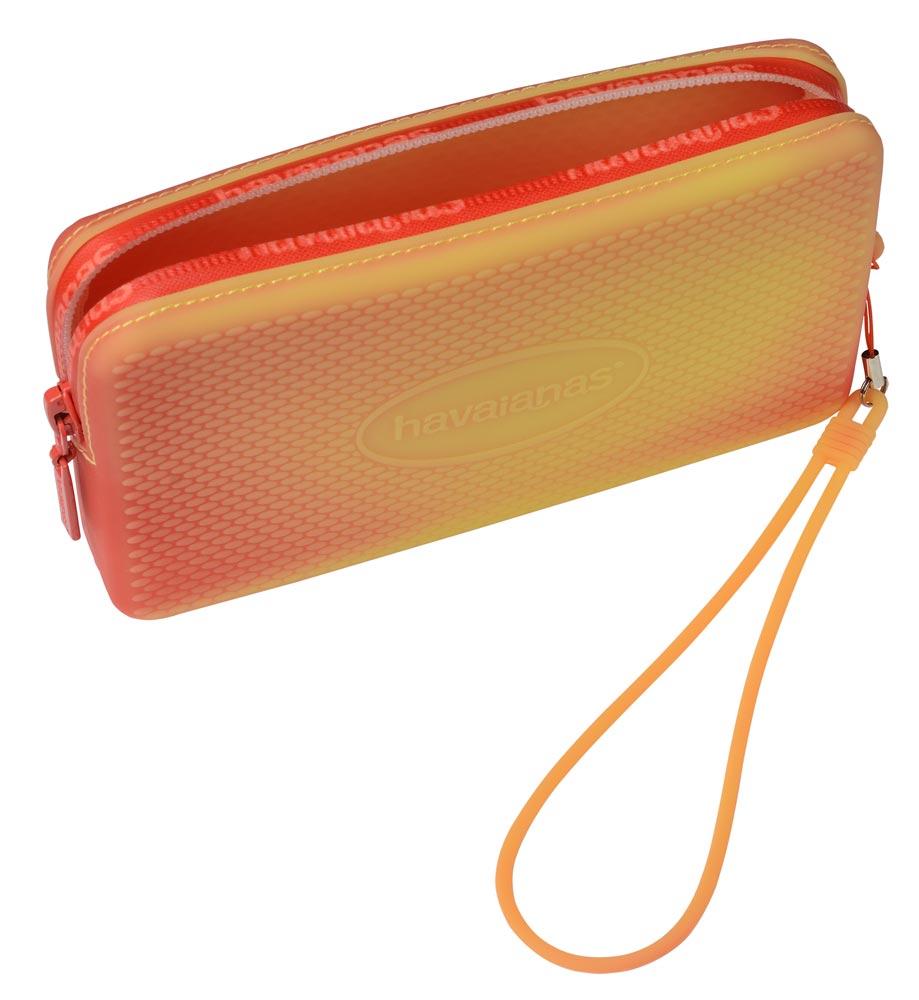 Borsa donna Mini bag Hot Days radiant Havaianas in silicone arancio/giallo