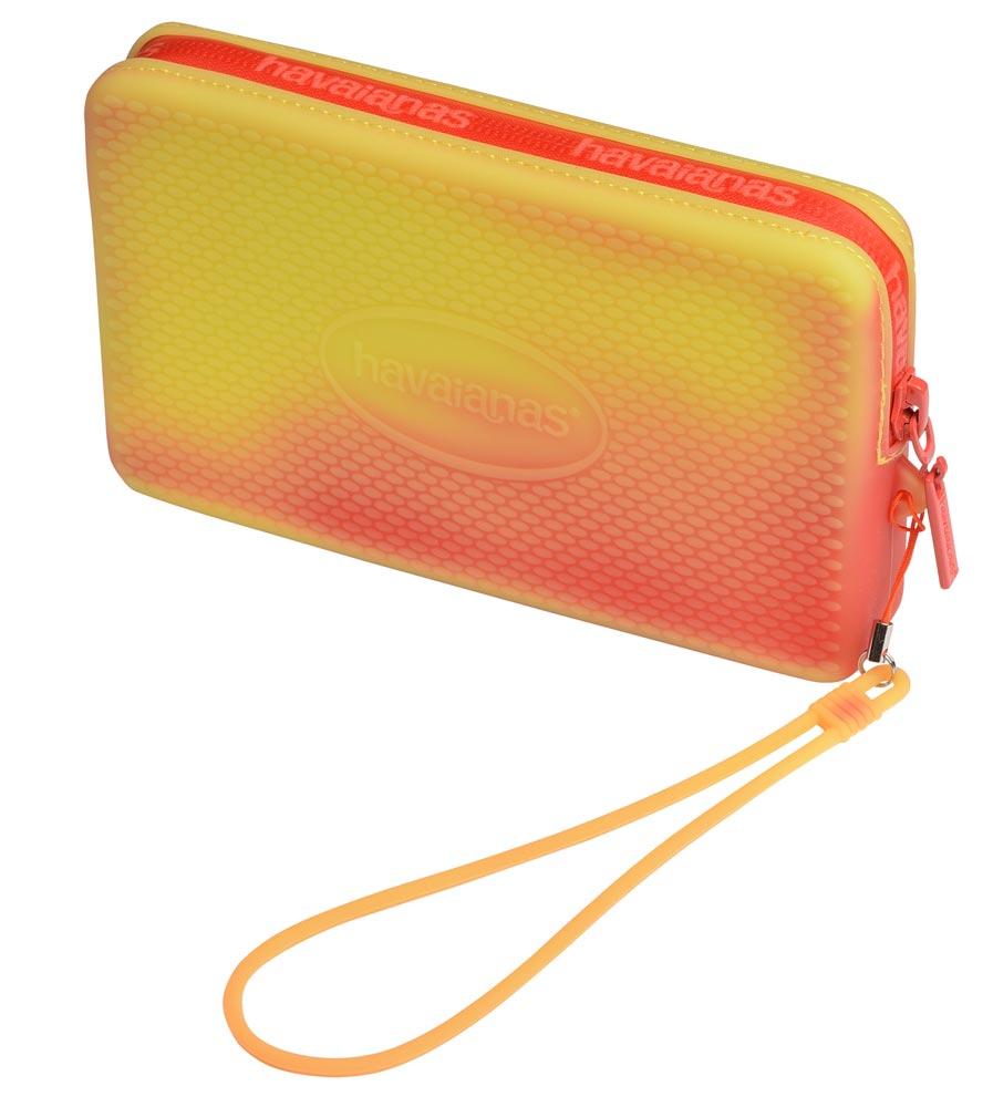 Borsa donna Mini bag Hot Days radiant Havaianas in silicone arancio/giallo