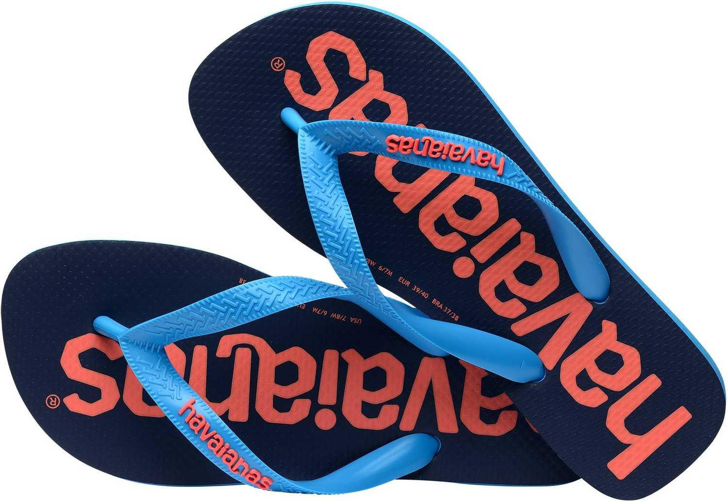 Infradito Havaianas Top Logomania II sandali kids turchese 41457410212