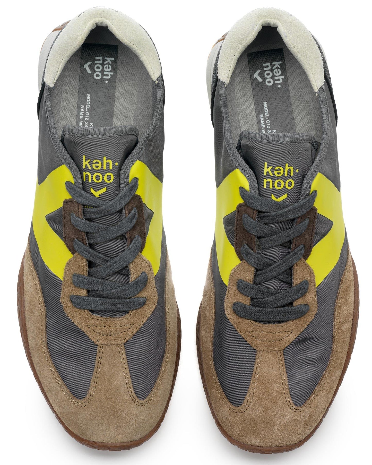Sneakers Keh-Noo 9718 scarpe uomo grigio
