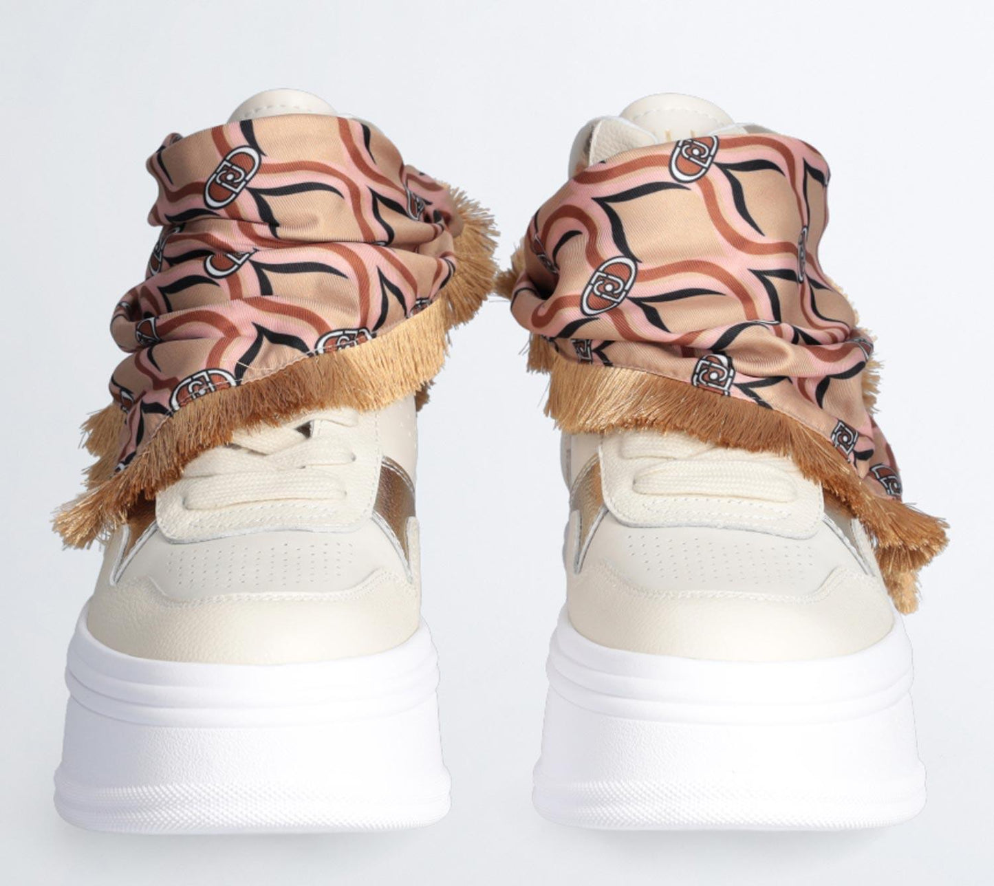 Sneakers mid LIU JO "Selma 02" BF3131 scarpe foulard donna