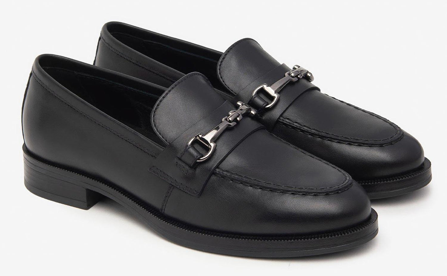 Mocassini NeroGiardini I411260-100 I411260 1260 scarpe donna