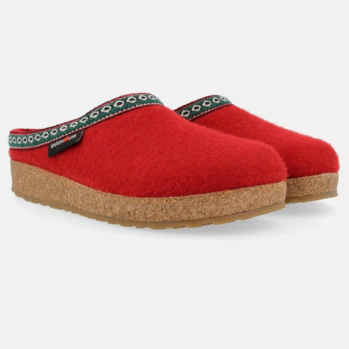 Pantofole HAFLINGER Franzl 711001211 rosso - dettaglio 5